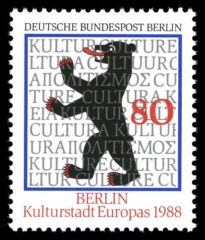 Briefmarken Jahrgang 1988 Der Deutschen Bundespost Berlin Wikiwand