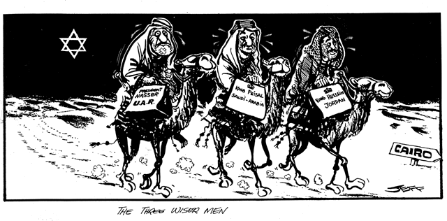 six day war 1967 cartoon