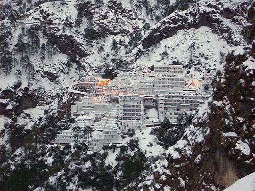 Vaishno Devi Temple in winter