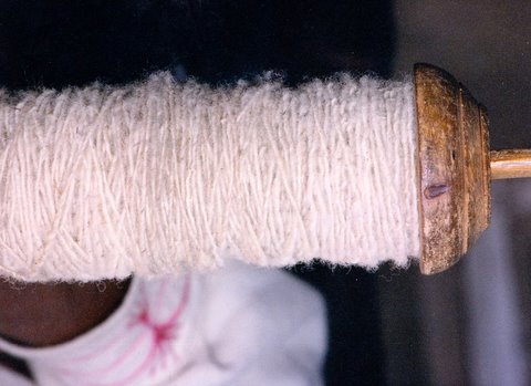 File:Yarn on Spindle.jpg