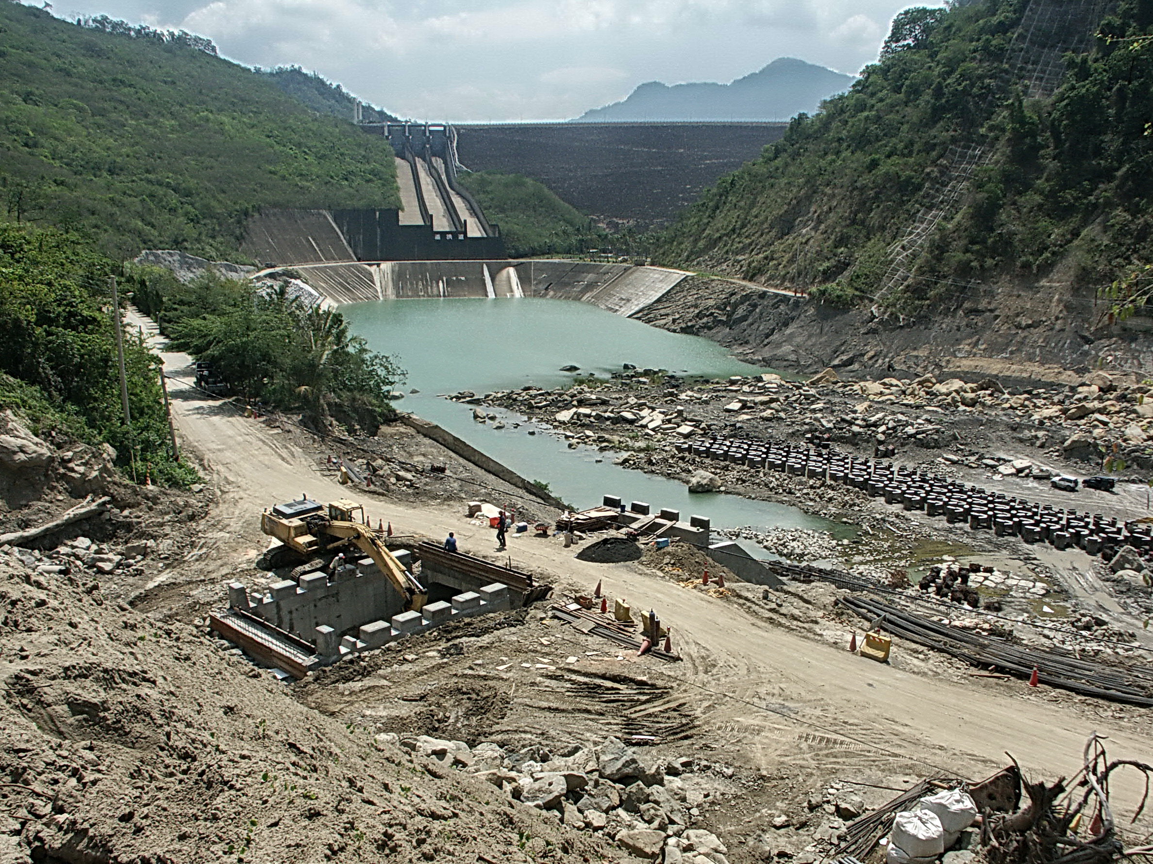 File æ›¾æ–‡æ°´åº«å¤§å£© The Dam Of Zengwen Resevoir Panoramio Jpg Wikimedia Commons