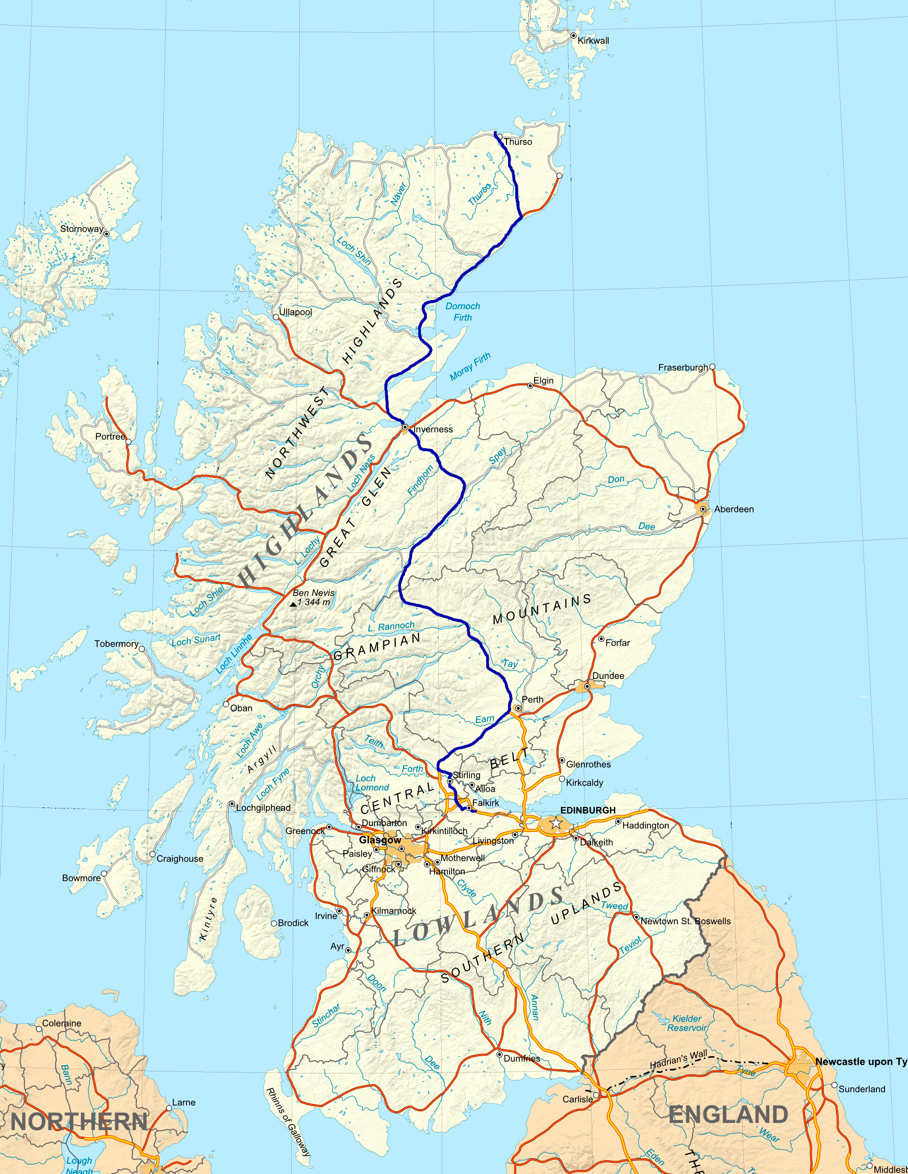 Datei A9 Scotland Jpg Wikipedia