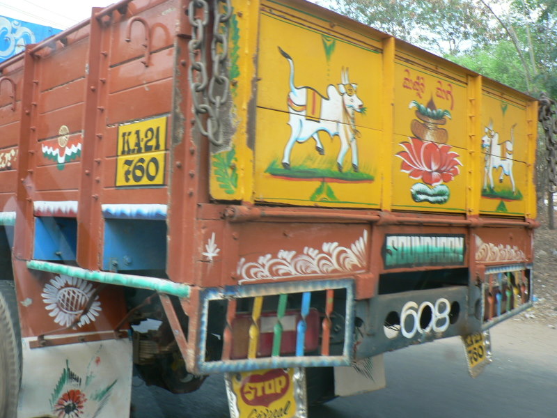 File:Back of an Indian truck.jpg