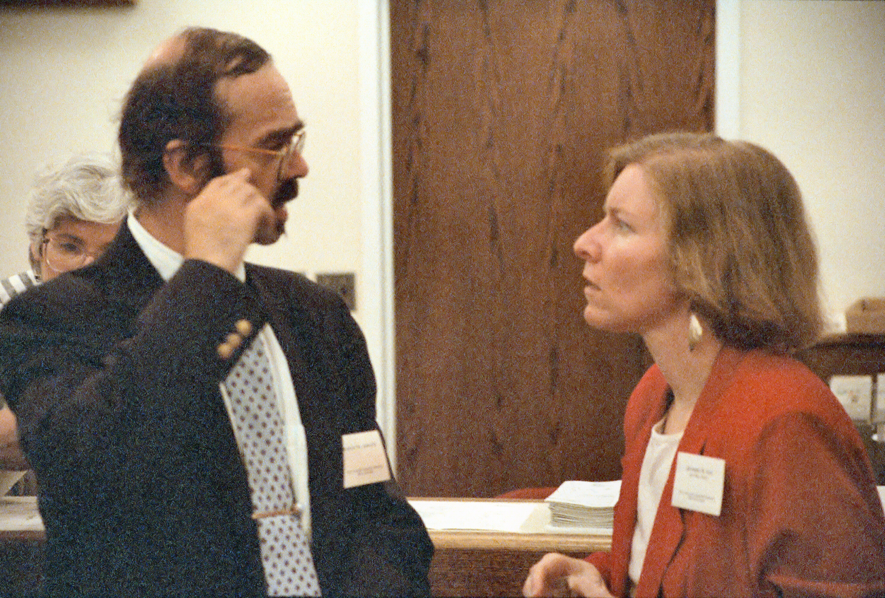 St. Armand with Jennifer B. Lee, 17 August 1990