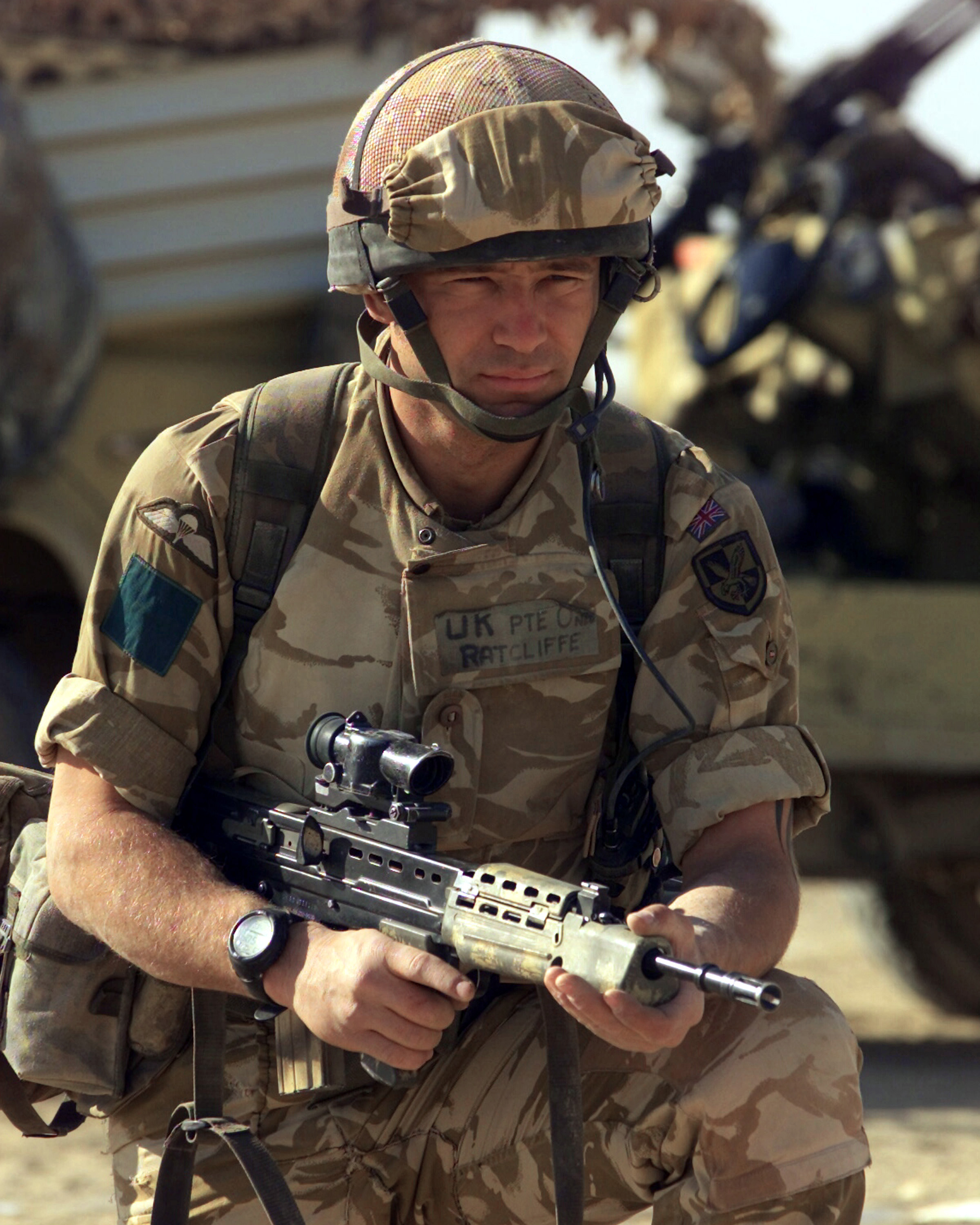 1/35 British Parachute Regiment Paratrooper w/ L85A2 in Afghanistan 2011 