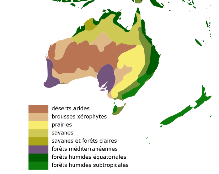 australie carte File:Carte des biomes en Australie °2.png   Wikimedia Commons