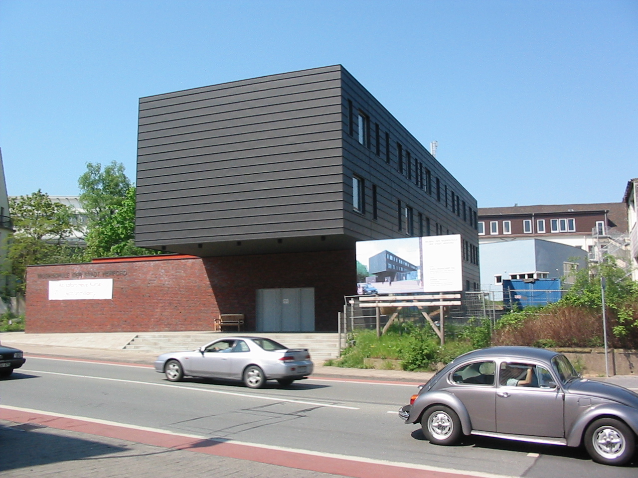 The new school of music (under construction) in town of Herford, District of Herford, North Rhine-We...