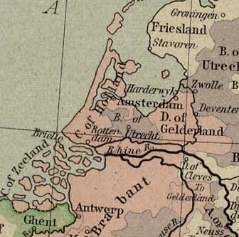 Graafschap Holland in 1477.
