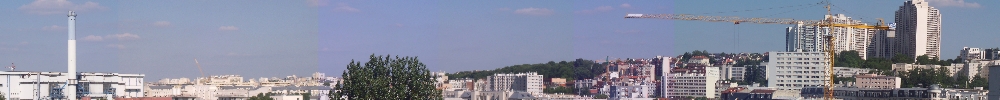 Panorama over Issy-les-Moulineaux