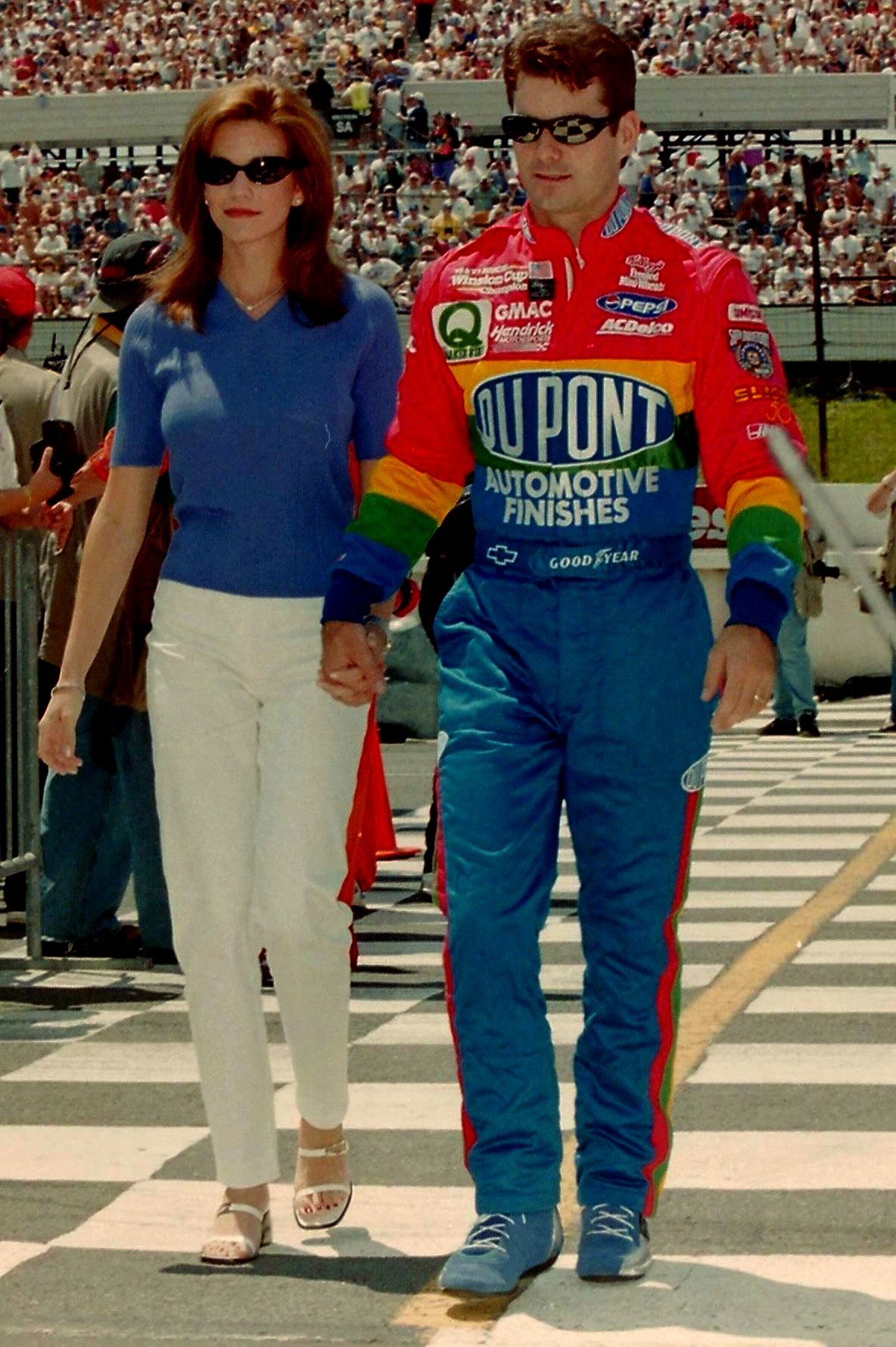 Gordon with his first wife, Brooke Sealy