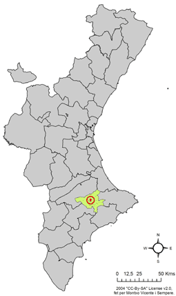 Localització de Benimarfull respecte el País Valencià.png