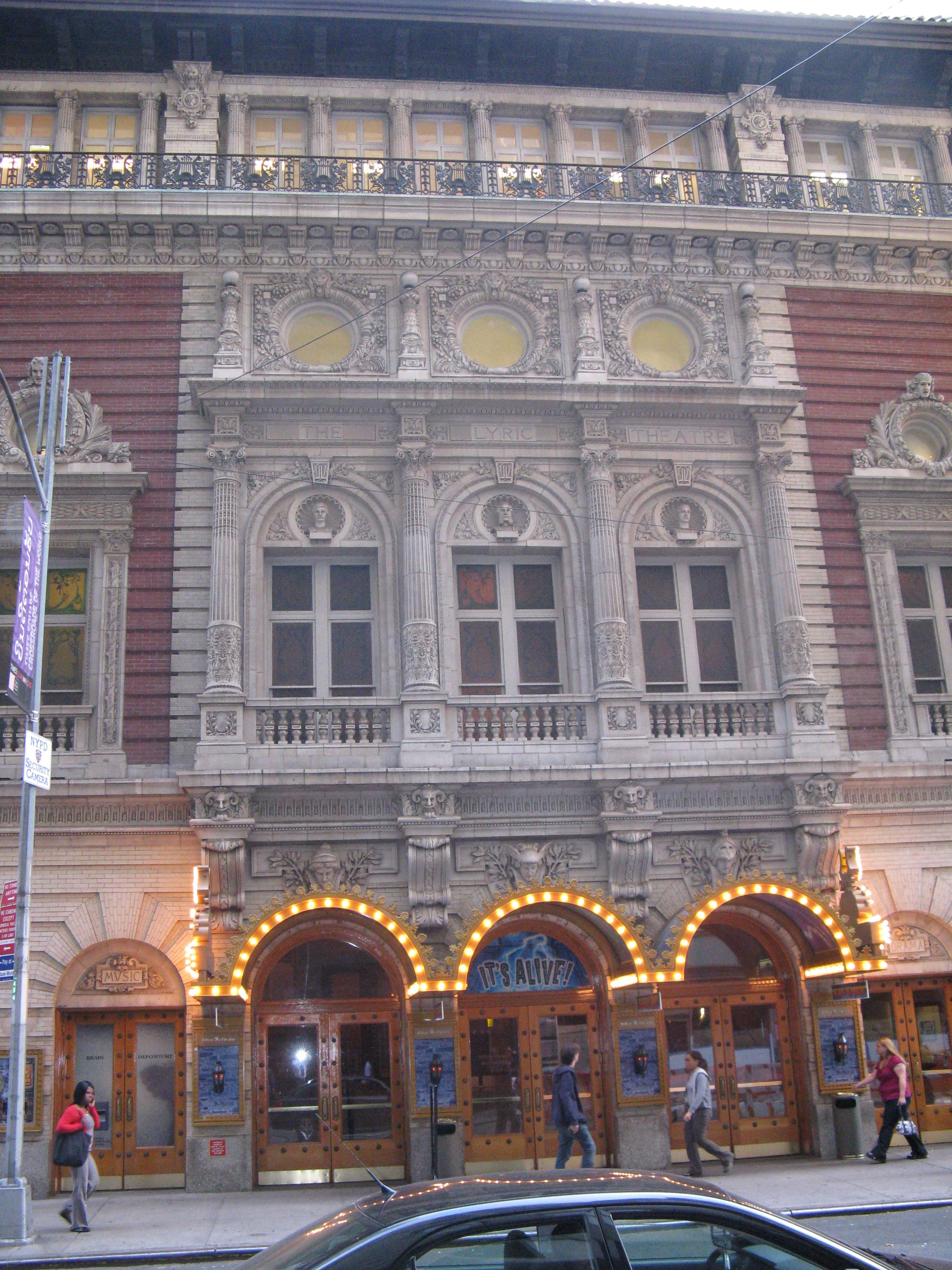 Lyric Theatre New York Ny Seating Chart