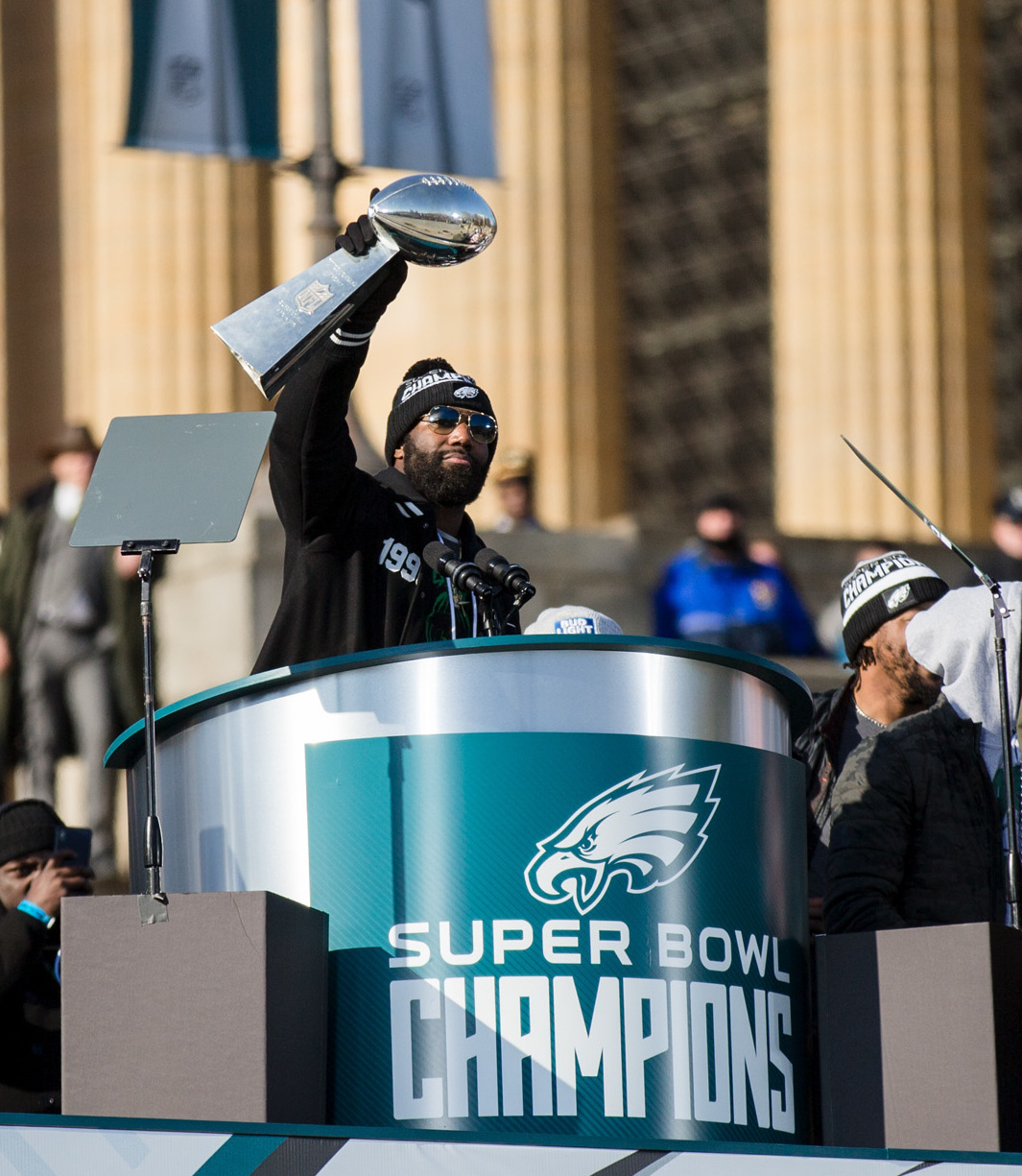 Philadelphia Eagles Win First-Ever Super Bowl Trophy