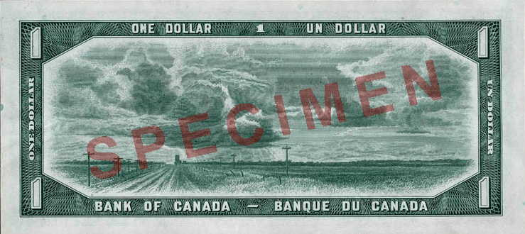 File:Reverse of $1 banknote, Canada 1954 Series, "Devil's Head" printing.jpg