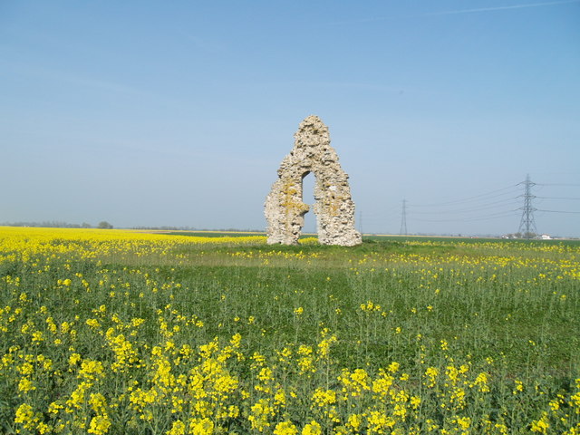 Ruined Chapel Romney Marsh - geograph.org.uk - 1288588