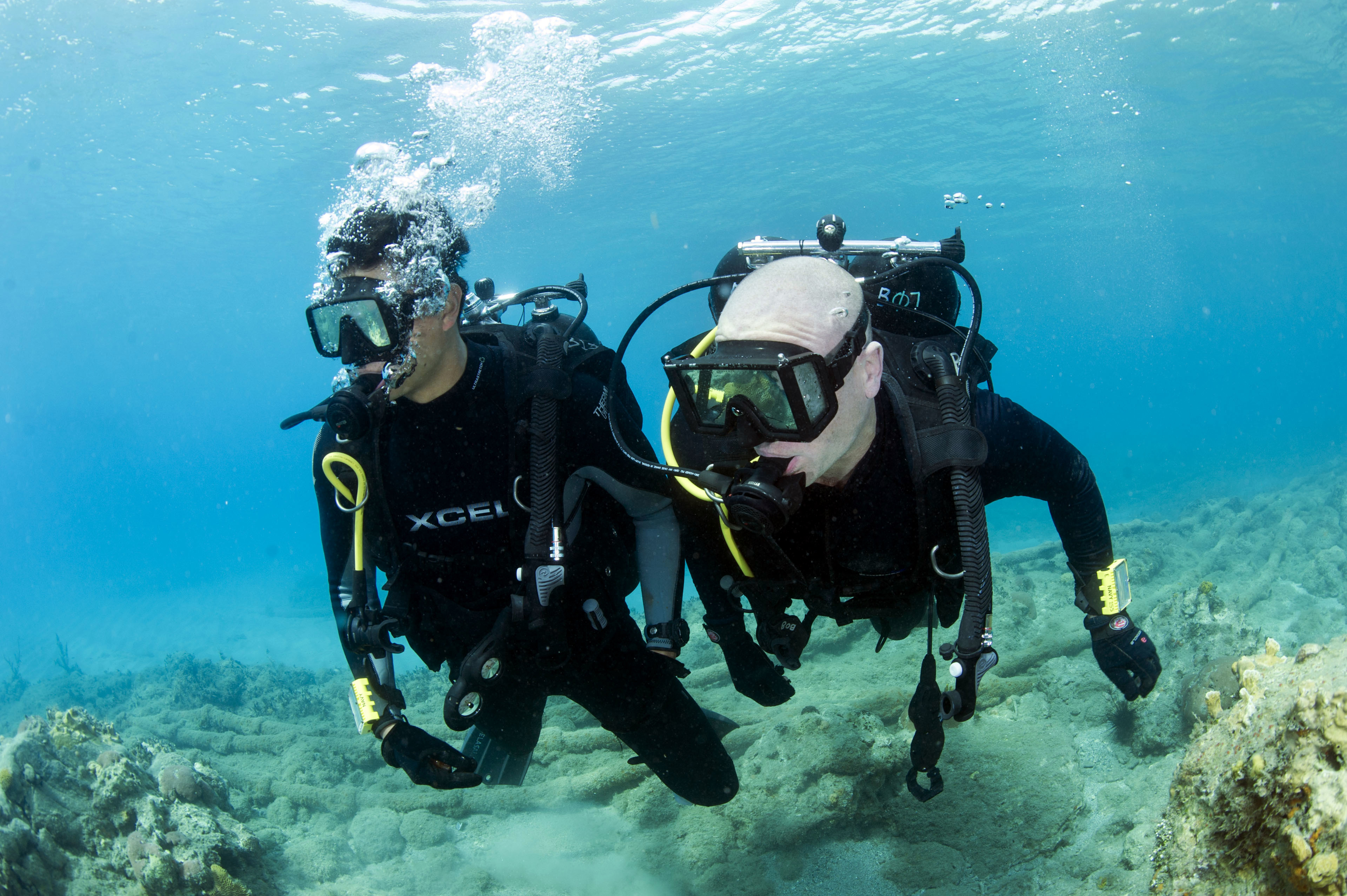 United States Navy Divers.
