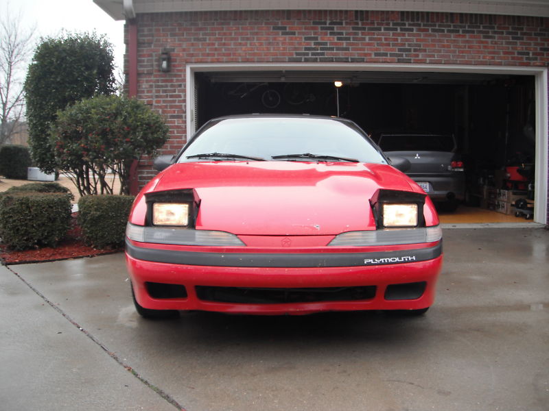 File:1990 Plymouth Laser RS Turbo headlights.jpg