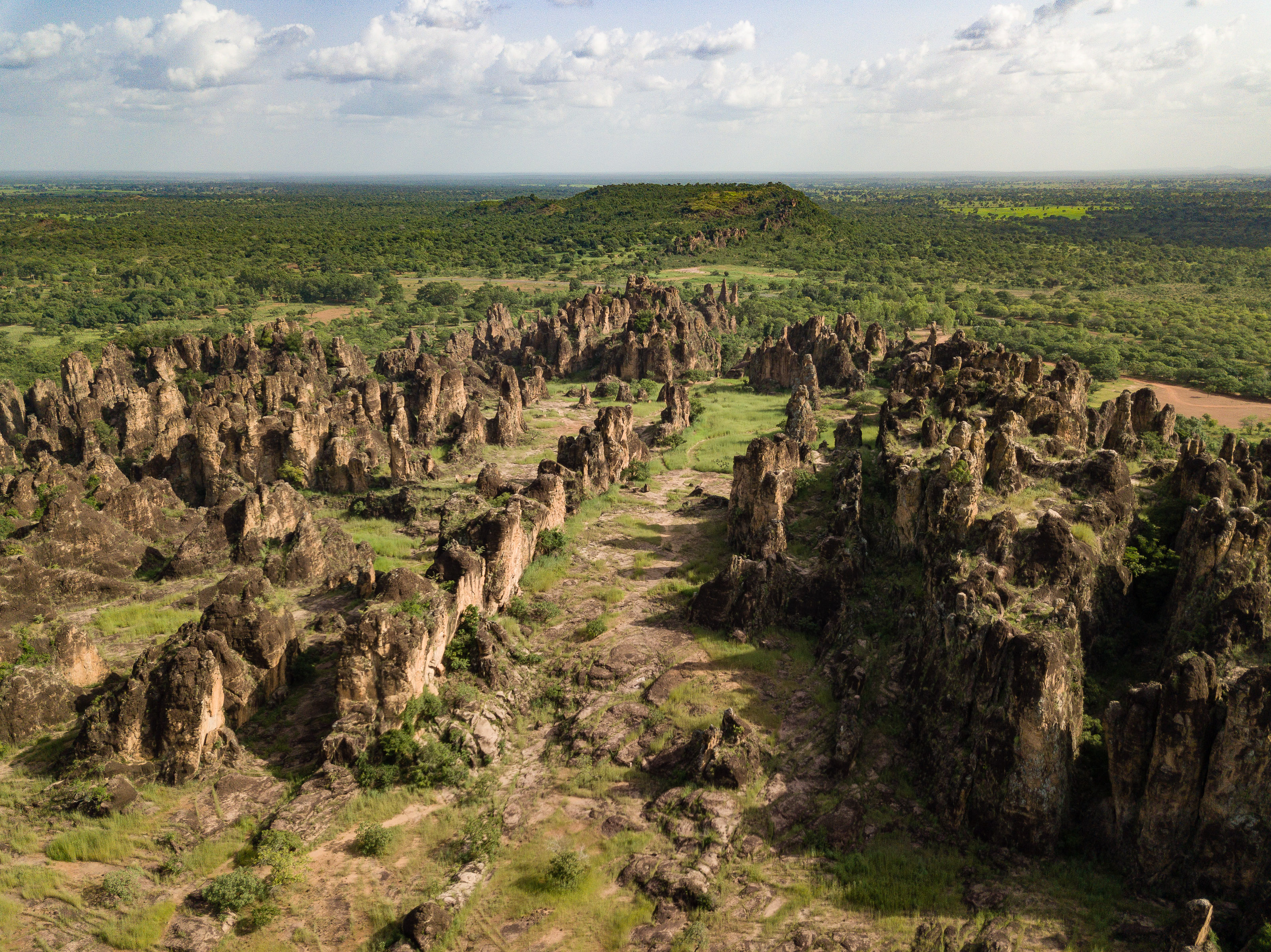 File:Aerial view Pics de Sindou, Burkina Faso.jpg - Wikimedia Commons