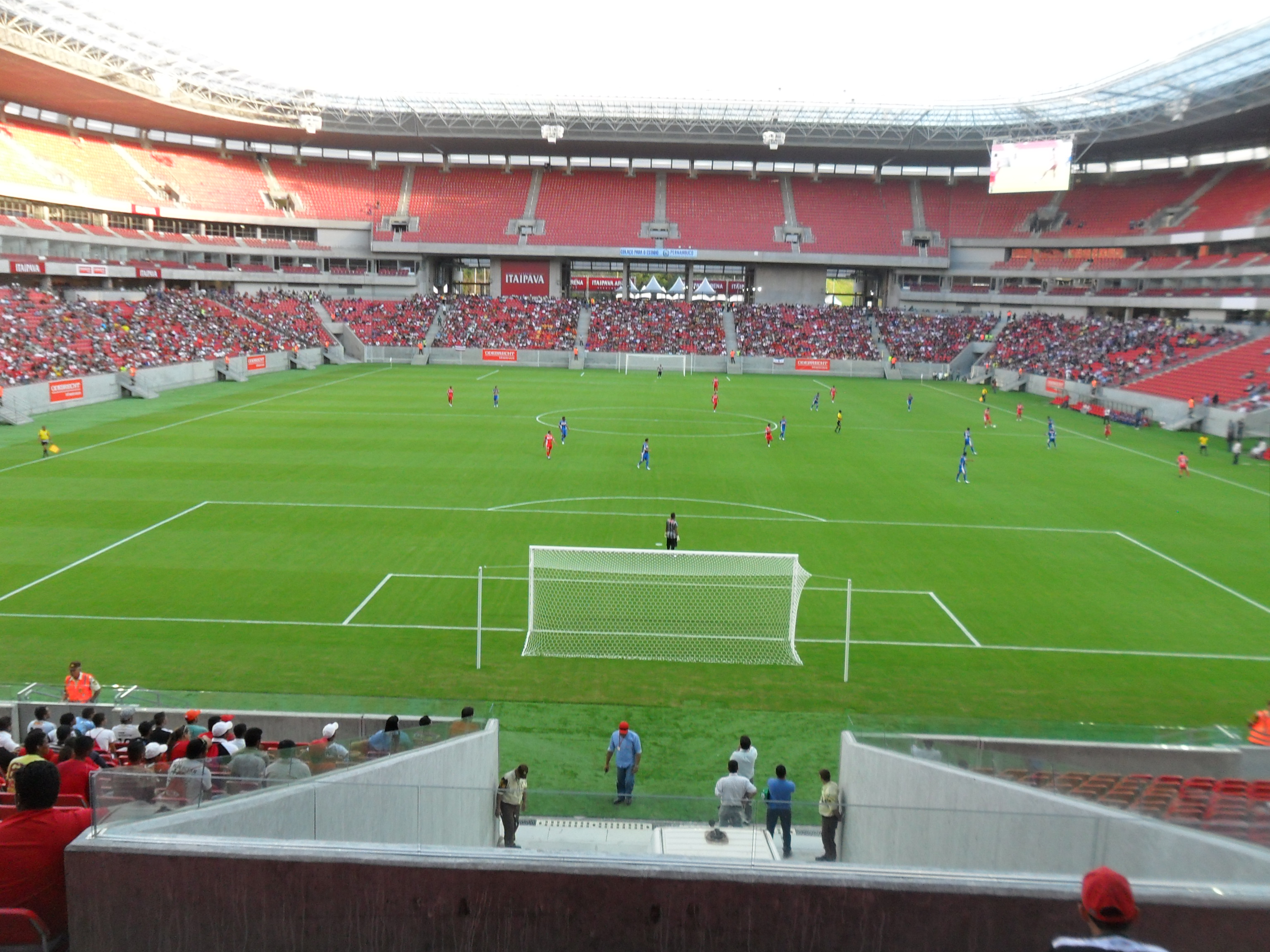 Файл arena. Арена Пернамбуку. Arena Pernambuco. Интерьер стадиона.