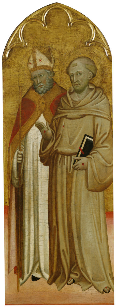 Bishop Saint and Saint Francis of Assisi by Francesco di Andrea Anguilla.jpg