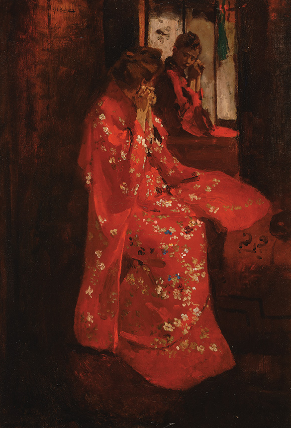 auditorium Opnieuw schieten maak een foto File:Breitner Meisje in rode kimono voor de spiegel.png - Wikimedia Commons