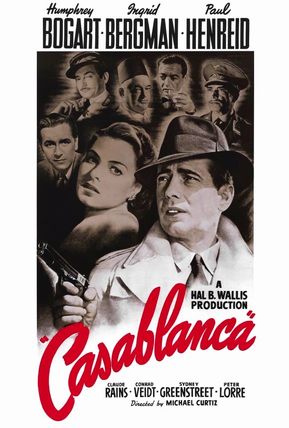 Advertising image of the movie Casablanca (1942)