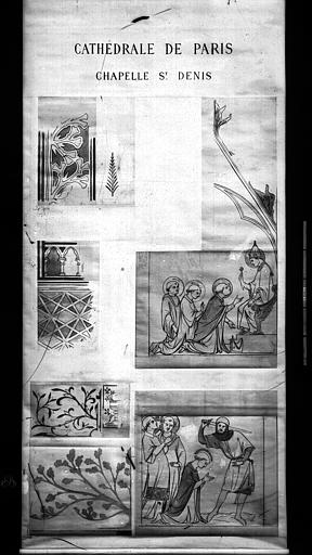File:Cathédrale Notre-Dame - Peintures murales d'après les dessins de Viollet-le-Duc - Paris - Médiathèque de l'architecture et du patrimoine - APMH00006626.jpg
