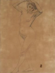 File:Drawing of a Nude by Fujishima Takeji (Geidai Museum).jpg