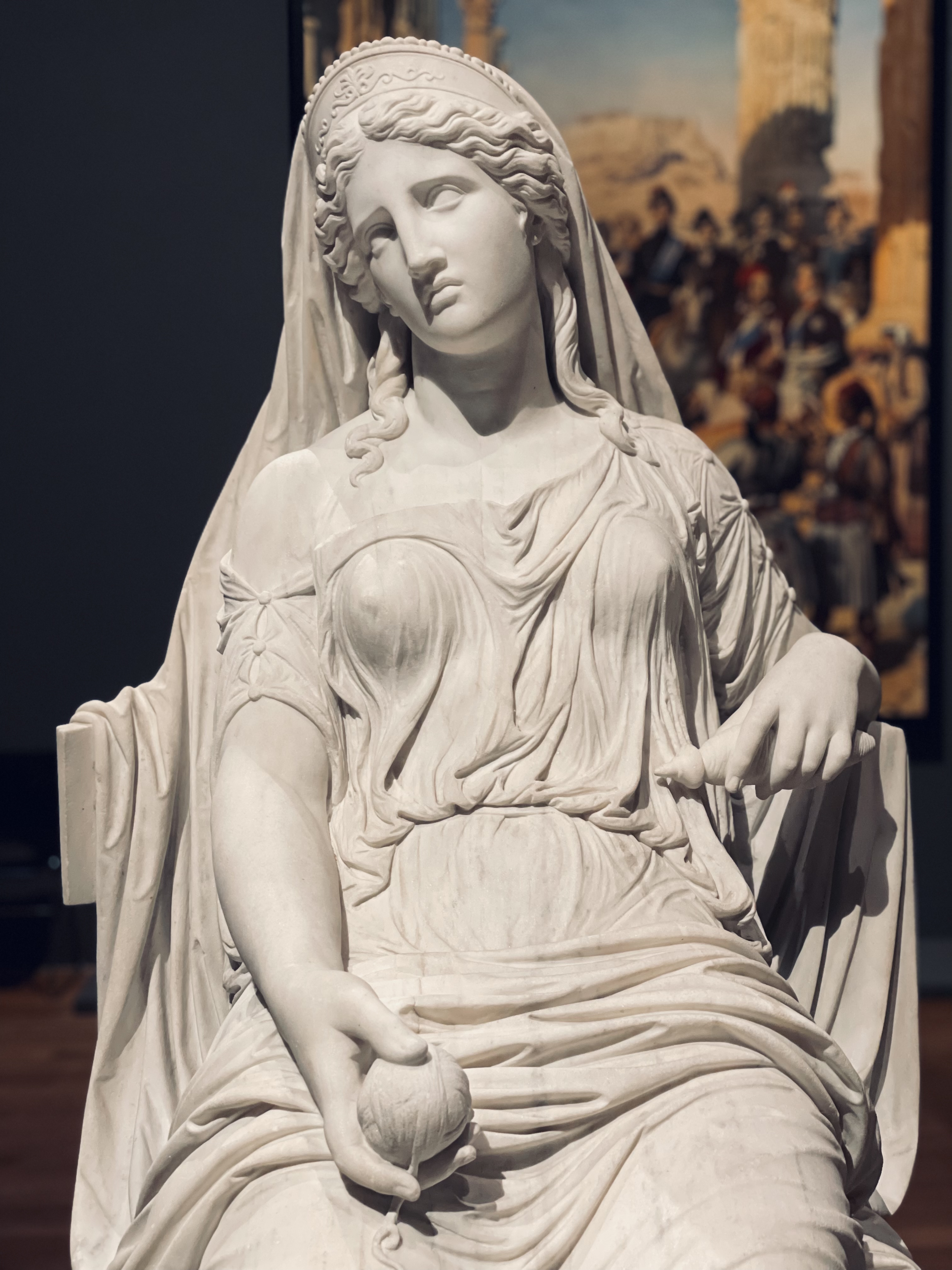 ''Penelope'' by [[Leonidas Drosis]], [[National Glyptotheque of Greece]]