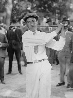 Ouimet at the [[1913 U.S. Open (golf)|1913 U.S. Open]]