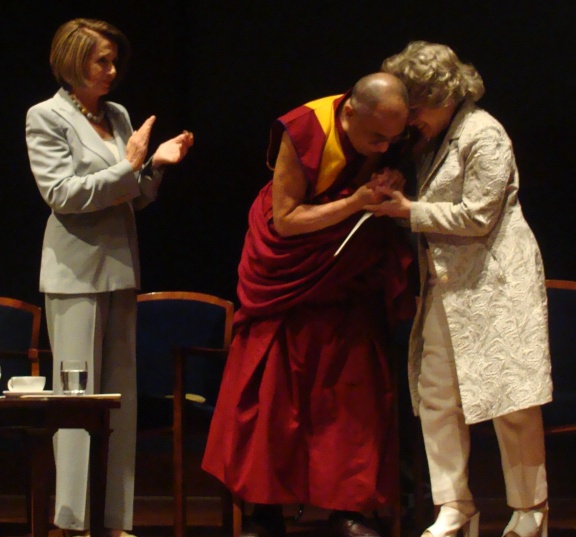 File:His Holiness the Dalai Lama and Annette Lantos.jpg