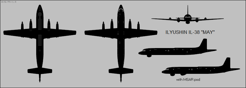 File:Ilyushin Il-38 May four-view silhouette.png - Wikimedia Commons