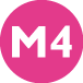 Istanbul public transport - M4 line symbol.png