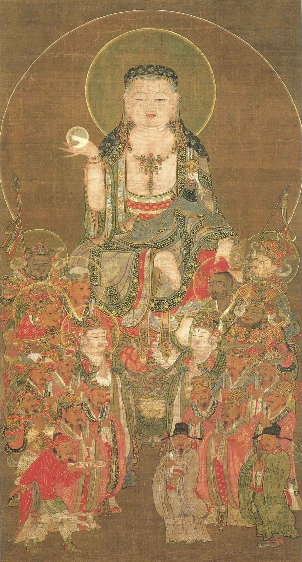 ファイル:Ksitigarbha with the Ten Kings of Hell (Seikado Bunko Art 