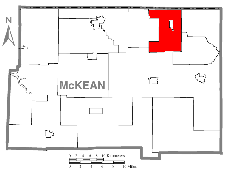 File:Map of McKean County Highlighting Eldred Township.PNG