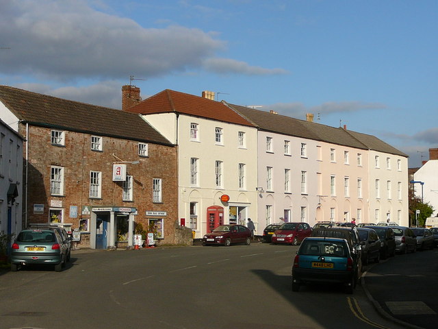 Post Office and Broad Street, Wrington. - geograph.org.uk - 1143107