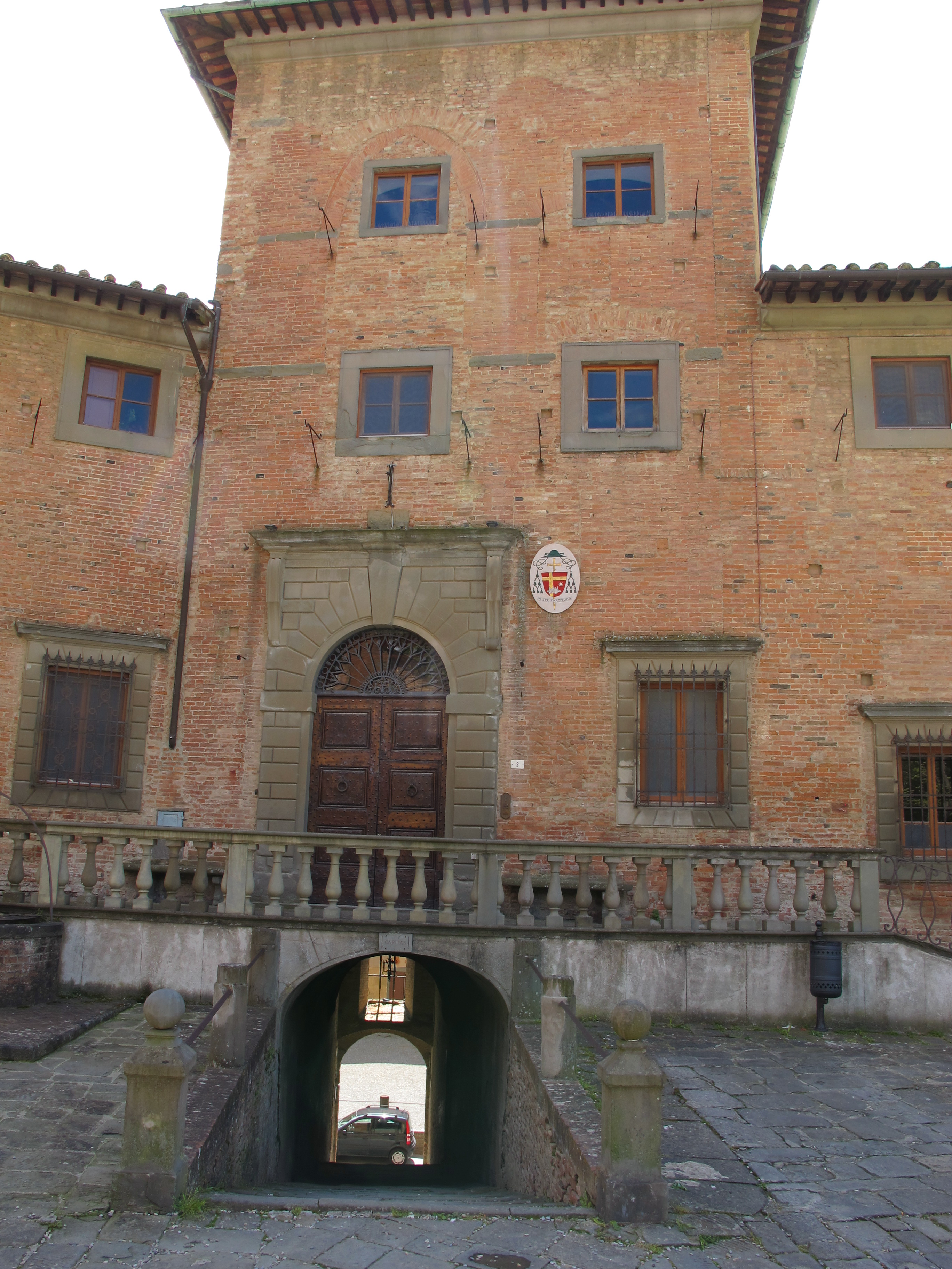 Un pittoresco scorcio del Palazzo del Seminario Vescovile di San Miniato, San Miniato, Pisa
