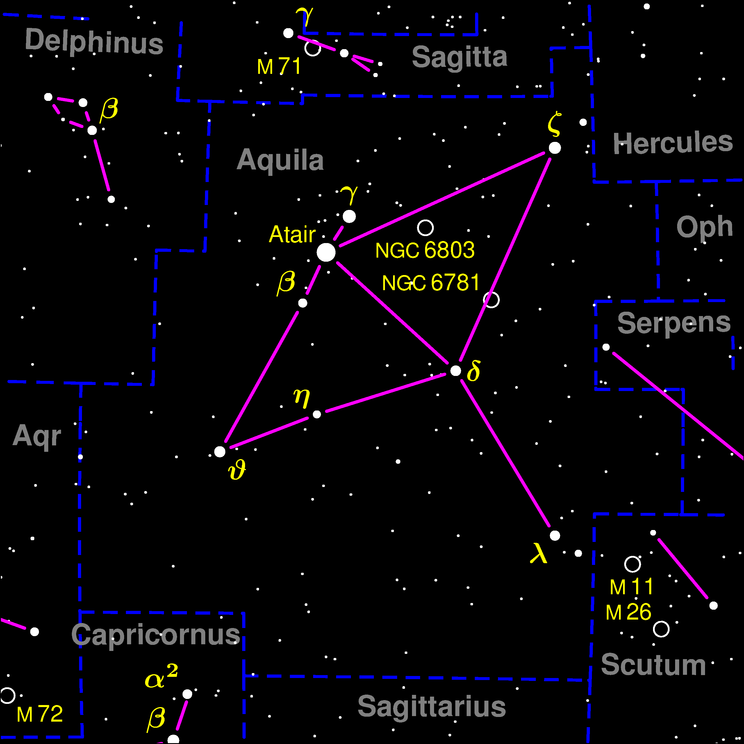 Самое яркое созвездие орла. Альтаир Созвездие орла. Созвездие Аквила. Звезда Альтаир схема созвездия. Звезда Альтаир в созвездии орла.