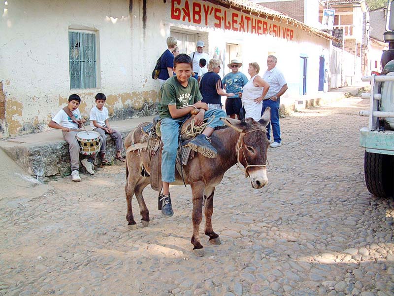 File:Boy on burro in Copala - panoramio.jpg