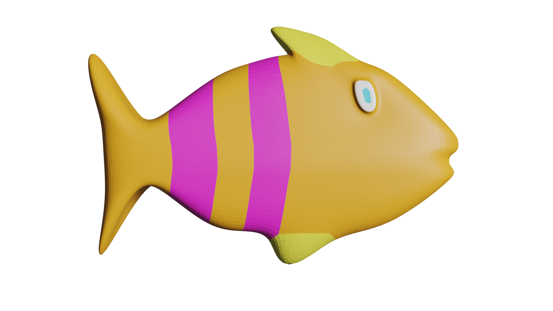 File:Cartoon fish yellow and  - Wikimedia Commons