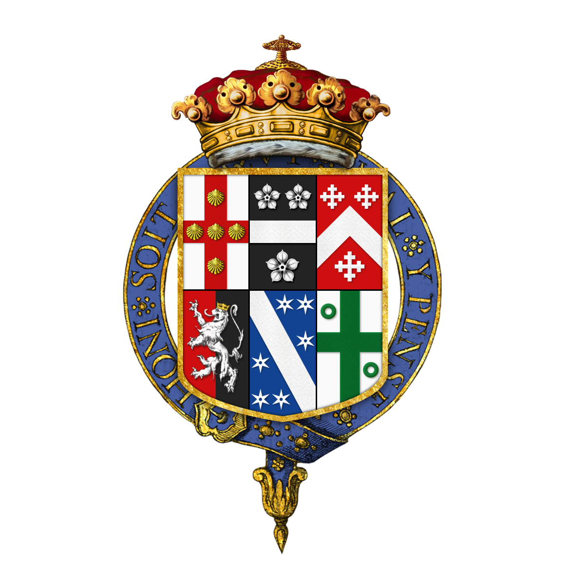 https://upload.wikimedia.org/wikipedia/commons/b/b4/Coat_of_arms_Sir_George_Villiers%2C_1st_Duke_of_Buckingham%2C_KG.png