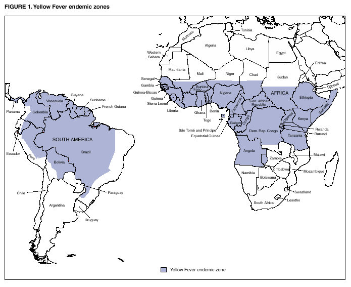 File:Distribuzione geografica della febbre gialla da CDC.png