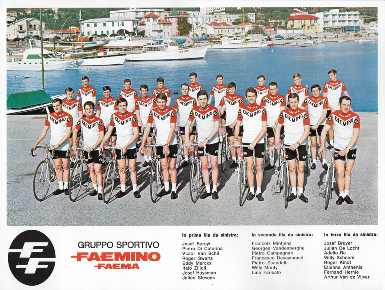 Bike Ninja Cycling Mug / Coaster Rich Mitch Legends Eddy Merckx Faema 