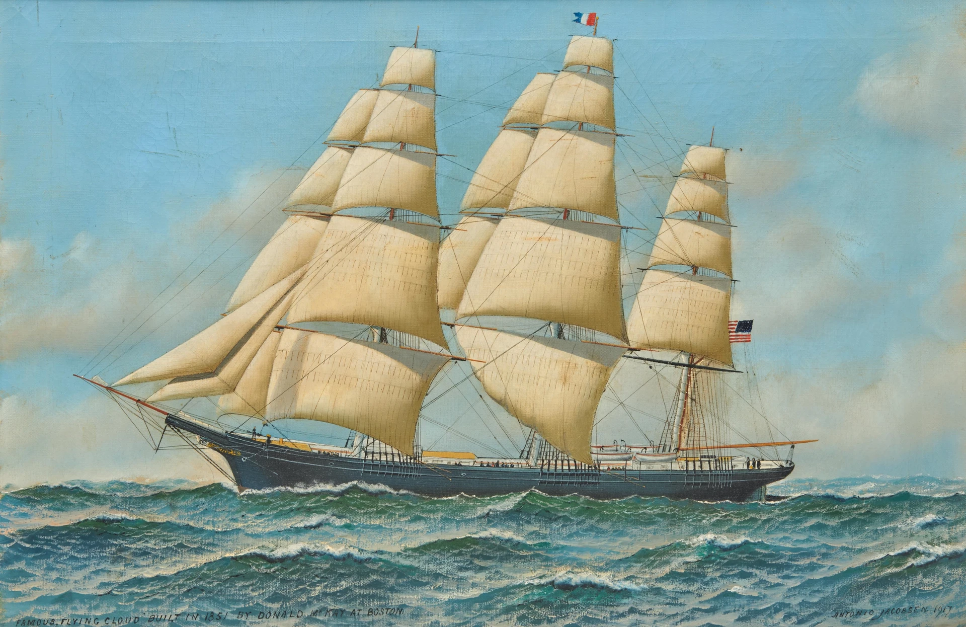 The Clipper Ship Flying Cloud