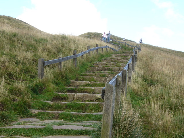 Footpath to the top of Mam Tor - geograph.org.uk - 943707