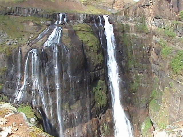 An image of Glymur Waterfall in Iceland