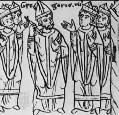 Papst Gregor VII. exkommuniziert König Heinrich VI.