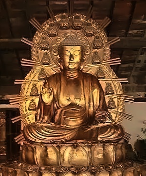 Replica of Great Buddha of Kyoto (The Great Buddha of Kyoto was built by Hideyoshi to show off his power)