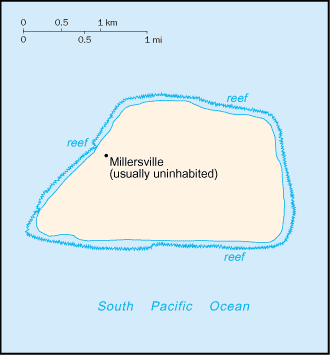 Kaart van Jarvis Island