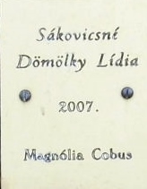 Lídia Sákovicsné Dömölky